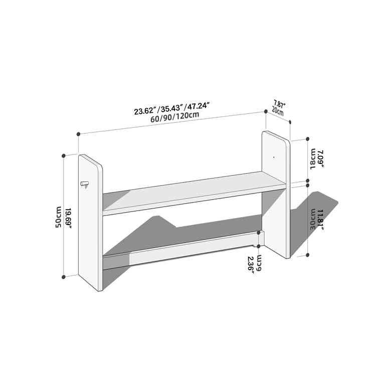 レッドオーク&銅製ラック|高級感あふれるデコレーションと収納に最適 hykmq-763