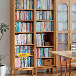 【高級チェリー材キャビネット】ガラス扉?多層板?銅製飾り|上質デザイン収納家具 hykmq-767