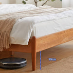 チェリー材&パイン製ベッド - 高品質木材で作られた快適な睡眠環境 hykmq-776