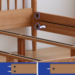 チェリー材&パイン製ベッド - 高品質木材で作られた快適な睡眠環境 hykmq-776