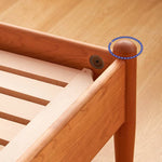 チェリー材&パイン製ベッド - 高品質木材で作られた快適な睡眠環境 hykmq-776