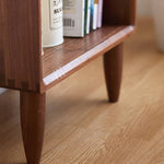 「高級レッドオーク&チェリー材&ウォールナット使用のナイトテーブル - おしゃれな木目と耐久性抜群」 hykmq-777