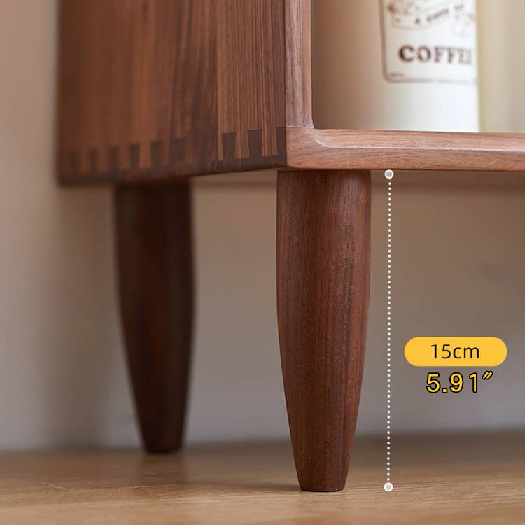 「高級レッドオーク&チェリー材&ウォールナット使用のナイトテーブル - おしゃれな木目と耐久性抜群」 hykmq-777