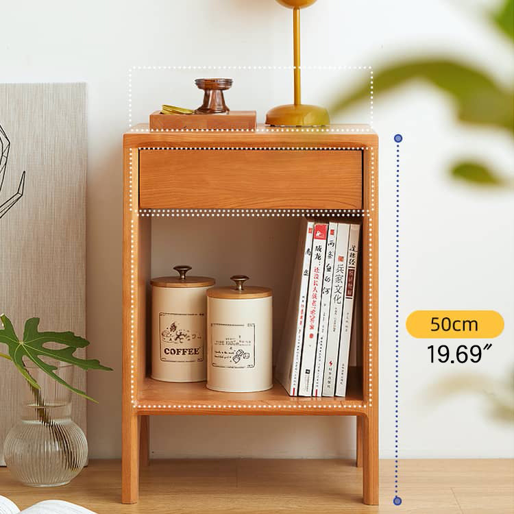 高級ウォールナット製ナイトテーブル|シンプルでエレガントなデザイン hykmq-779