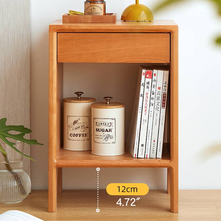 高級ウォールナット製ナイトテーブル|シンプルでエレガントなデザイン hykmq-779