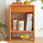 高級ウォールナット製ナイトテーブル|シンプルでエレガントなデザイン hykmq-779