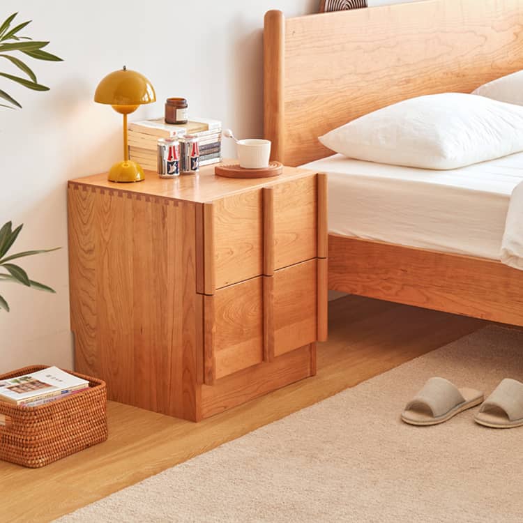 チェリー材多層板 キャビネット|高品質収納 省スペースデザイン hykmq-782