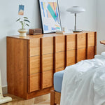 チェリー材多層板 キャビネット|高品質収納 省スペースデザイン hykmq-782