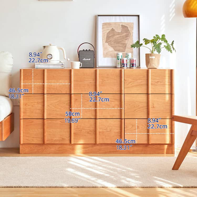 チェリー材多層板 キャビネット|高品質収納 省スペースデザイン hykmq-782