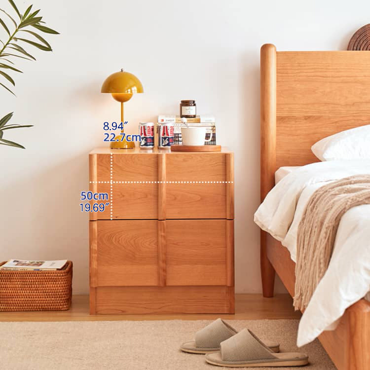 チェリー材多層板 キャビネット|高品質収納 省スペースデザイン hykmq-782