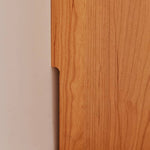 チェリー材多層板 キャビネット|高品質収納 省スペースデザイン hykmq-782