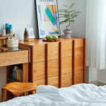 チェリー材多層板 キャビネット|高品質収納 省スペースデザイン hykmq-782