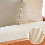 高級チェリー材ソファー|シリコンフィル&グースダウンの極上快適 フェイクレザーの洗練されたデザイン hykmq-784