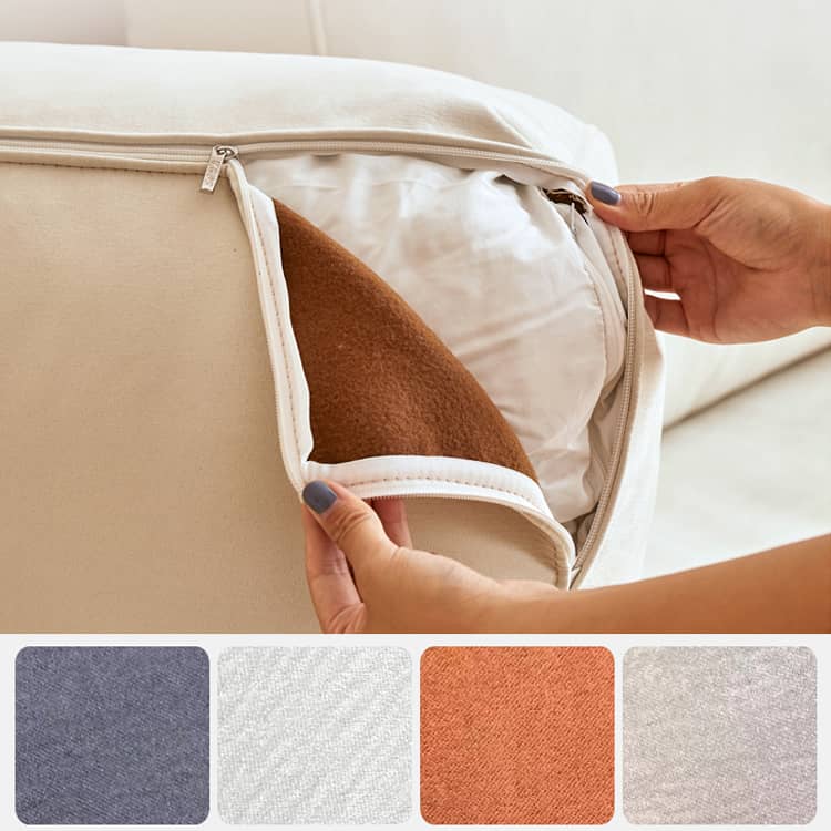 高級チェリー材ソファー|シリコンフィル&グースダウンの極上快適 フェイクレザーの洗練されたデザイン hykmq-784