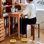 【豪華チェリー材使用】多層板テーブル | 耐久性とお洒落感を兼ね備えたナイロン脚 hykmq-785