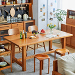 「上質なチェリー材テーブル|高級感あふれるデザイン」 hykmq-786