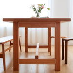 「上質なチェリー材テーブル|高級感あふれるデザイン」 hykmq-786