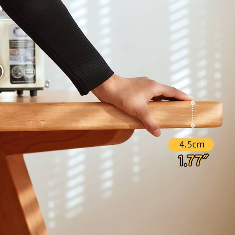 「上質なチェリー材テーブル|高級感あふれるデザイン」 hykmq-786