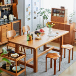 「上質なチェリー材テーブル|高級感あふれるデザイン」 hykmq-786