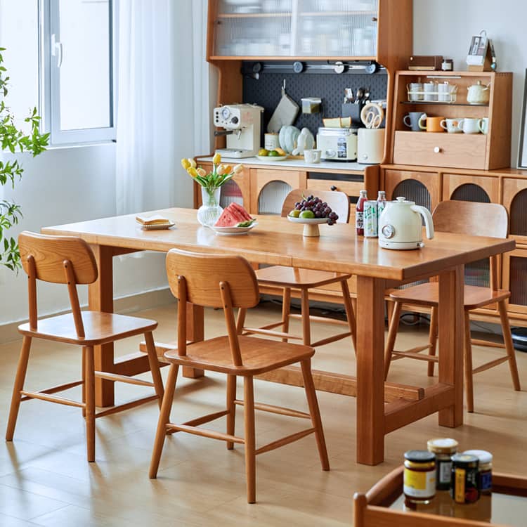 「上質なチェリー材テーブル|高級感あふれるデザイン」 hykmq-786