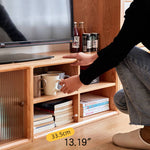 チェリー材 多層板 ガラス 銅製キャビネット - 高級感あふれる収納家具 hykmq-789