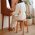 チェリー材&ウォールナットの高級スツール|エレガントなデザイン家具 hykmq-790