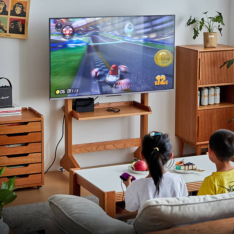 高級素材使用!オーク?チェリー?ウォールナット製テレビスタンドhykmq-793