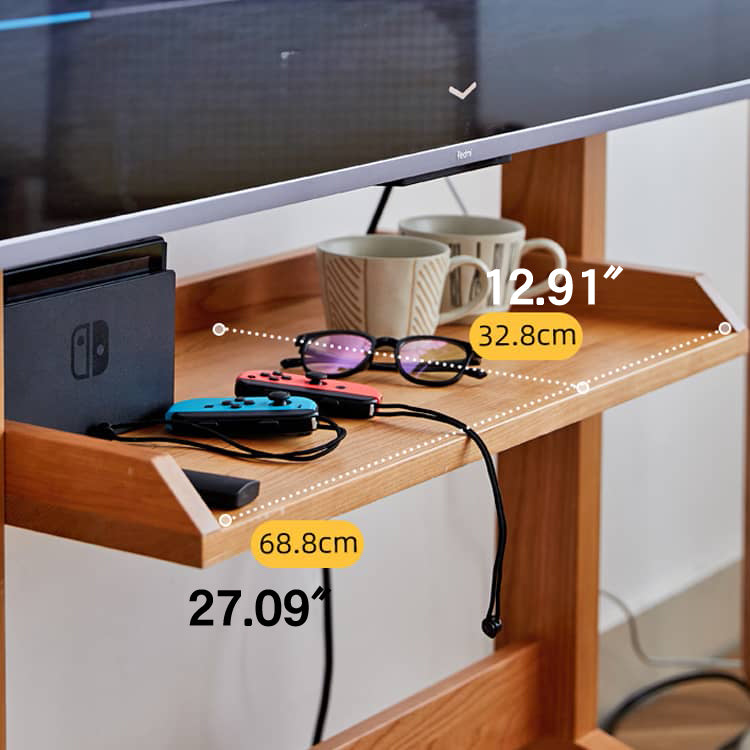 高級素材使用!オーク?チェリー?ウォールナット製テレビスタンドhykmq-793