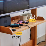 高級素材使用!オーク?チェリー?ウォールナット製テレビスタンドhykmq-793