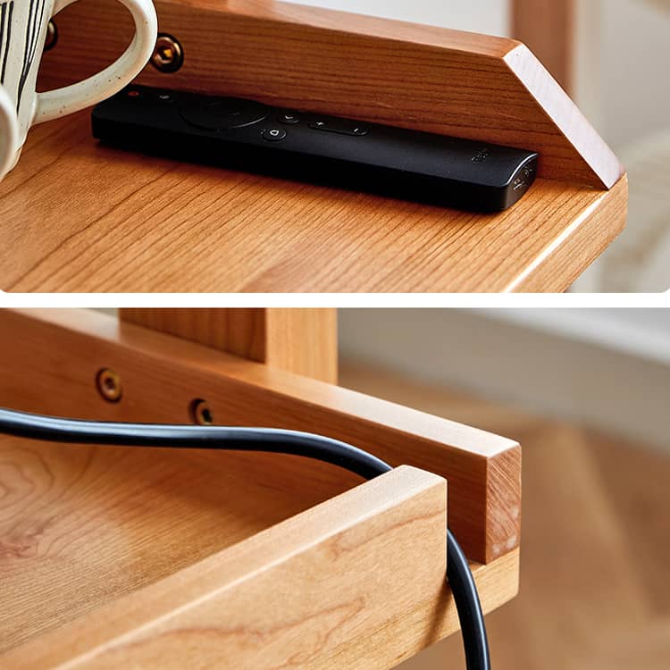 高級素材使用!オーク?チェリー?ウォールナット製テレビスタンドhykmq-793