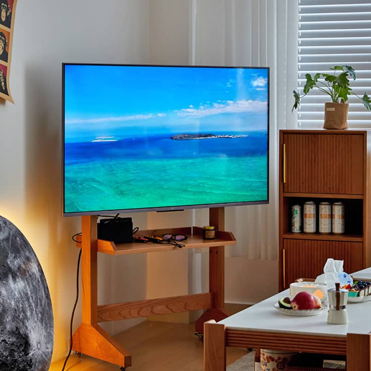 高級素材使用!オーク?チェリー?ウォールナット製テレビスタンドhykmq-793