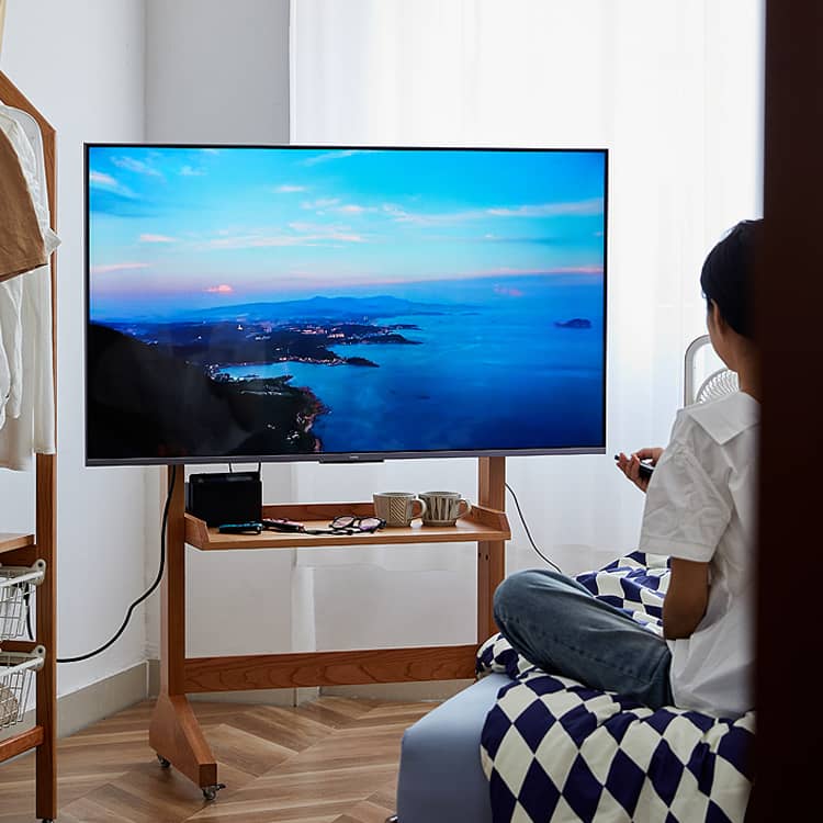 高級素材使用!オーク?チェリー?ウォールナット製テレビスタンドhykmq-793