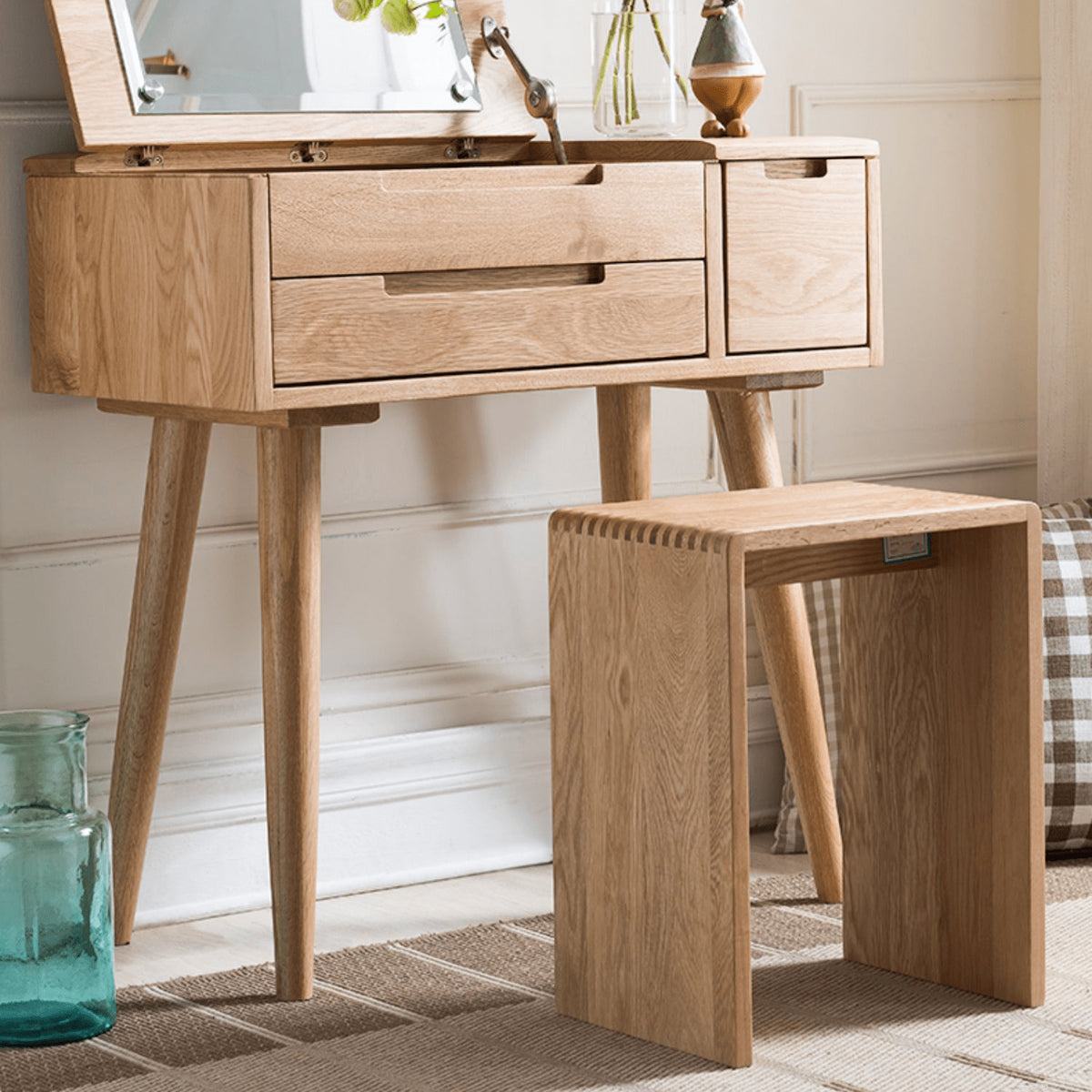 高品質オークスツール|おしゃれなデザインで快適な座り心地 hym-471