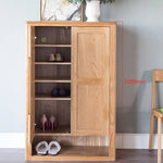 オークとキリ製キャビネット|高級感あふれる収納家具 hym-484