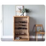 オークとキリ製キャビネット|高級感あふれる収納家具 hym-484