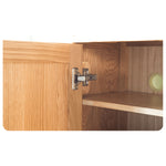 オークとキリ製キャビネット|高級感あふれる収納家具 hym-484