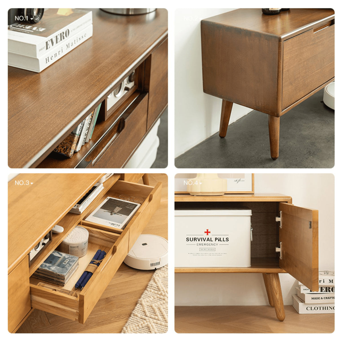 【高級ツゲ&キリ材使用】モダンデザイン テレビ台 - リビングにぴったりの美しい収納ソリューション hym-492