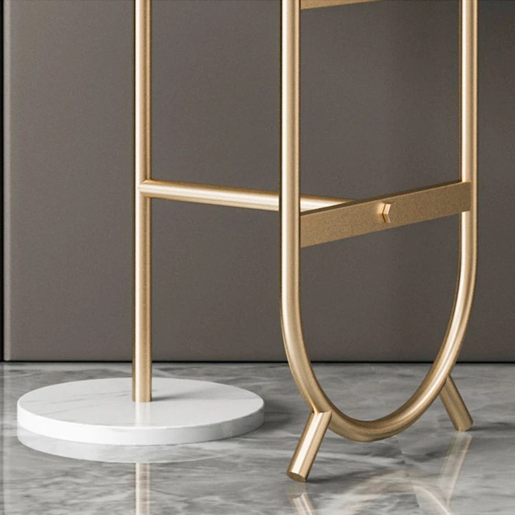 豪華な大理石製ラックでインテリアを格上げ!エレガントなデザインの植物スタンド hyq-4419