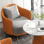 モダンデザイン合成皮革ソファ一人掛け - スタイリッシュな快適さを演出 hyq-4428