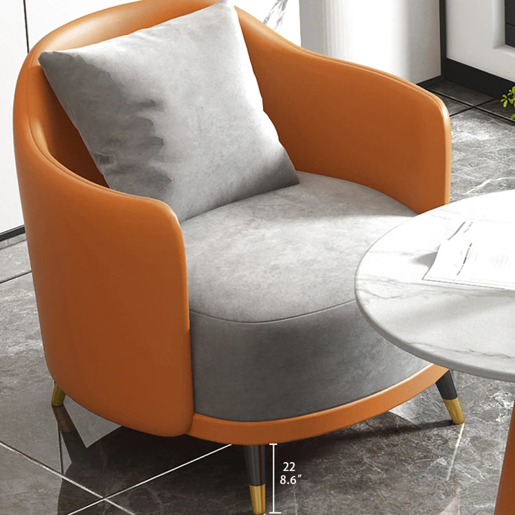 モダンデザイン合成皮革ソファ一人掛け - スタイリッシュな快適さを演出 hyq-4428