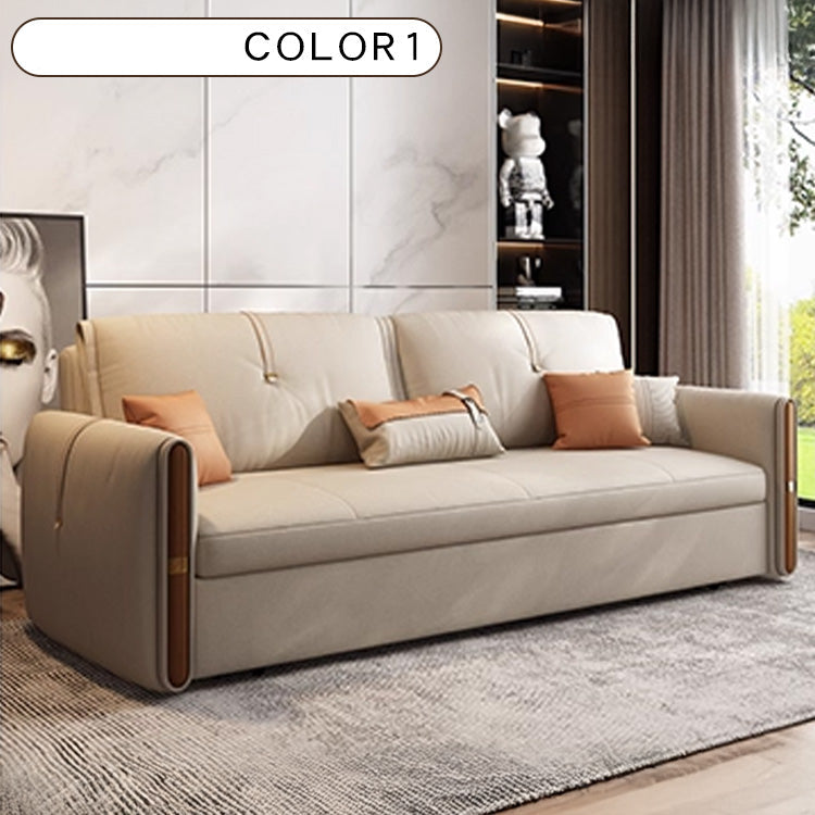 無垢材とシリコンフィル使用の高級エアレザーソファー hyt-1237