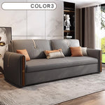 無垢材とシリコンフィル使用の高級エアレザーソファー hyt-1237