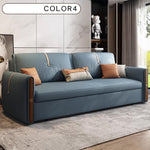 無垢材とシリコンフィル使用の高級エアレザーソファー hyt-1237