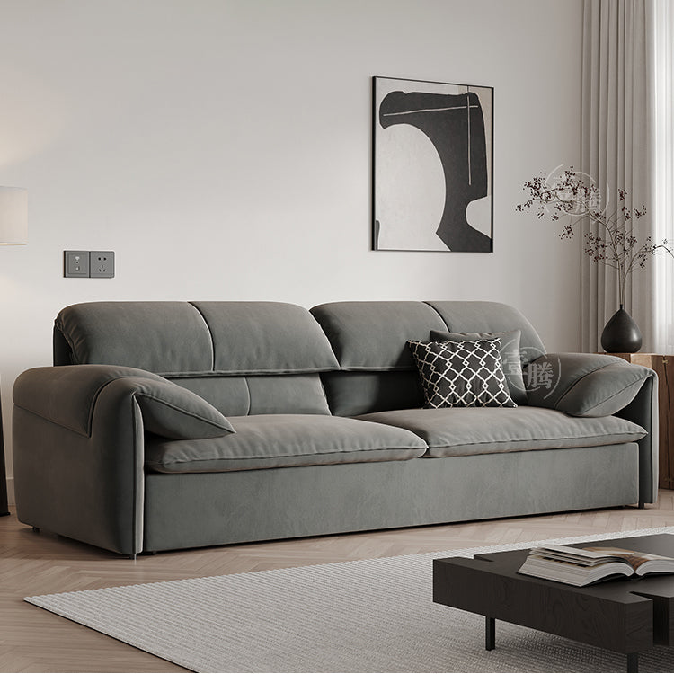 【高級無垢材使用】シリコンフィル&ダウン贅沢ソファー - 至福の座り心地 hyt-1238