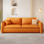 ダウン使用の多層板ソファー|高級合皮とラテックスココナッツパームで極上の座り心地 hyt-1425