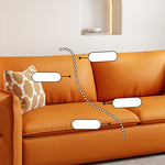 ダウン使用の多層板ソファー|高級合皮とラテックスココナッツパームで極上の座り心地 hyt-1425