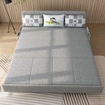 ソファー グレー ライトグレー ライトブラウン ライトブルー ダークグレー ブルー 綿麻 無垢材 hyt-3764