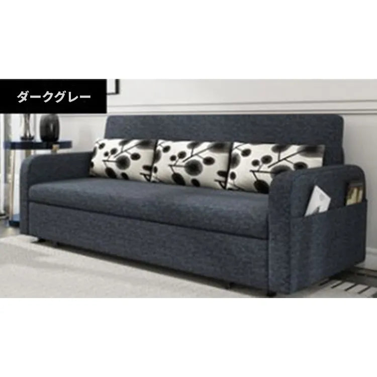 ソファー ライトグレー ダークグレー ベージュ ライトブルー ブルー ライトブラウン 綿麻 無垢材 hyt-3766