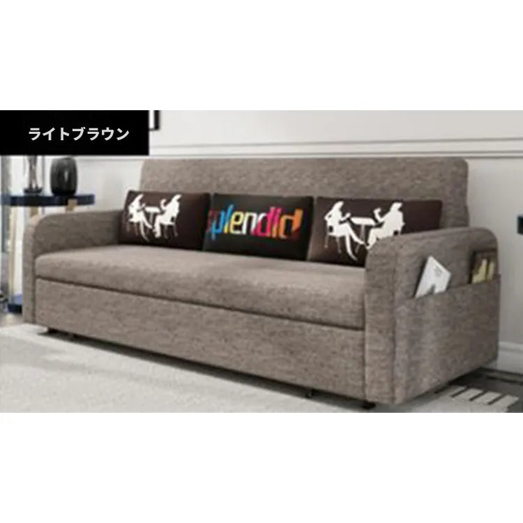 ソファー ライトグレー ダークグレー ベージュ ライトブルー ブルー ライトブラウン 綿麻 無垢材 hyt-3766