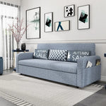 ソファー ライトグレー ダークグレー ベージュ ライトブルー ブルー ライトブラウン 綿麻 無垢材 hyt-3766